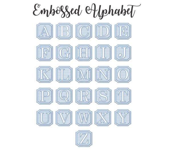 Towels Embroidered Set of 3 Towel Embossed Monogrammed,  Monogrammed Towel
