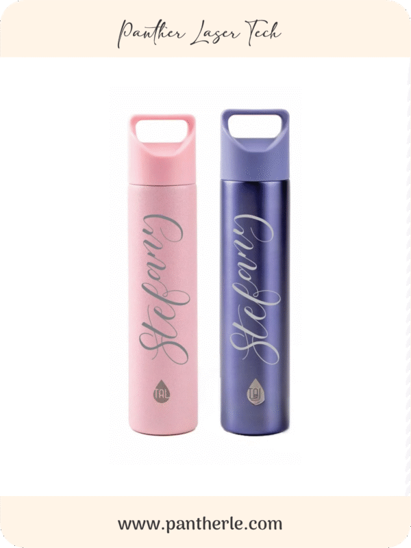 tumbler4 Personalized  Mini Tumbler 10 oz Pink Solid Print Stainless Steel Water Bottle with Screw Cap