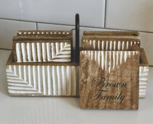 Custome Wood Glass Holder