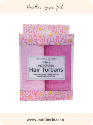 Personalized 2 Pack Microfiber Hair Wrap for Women, Anti-Frizz Quick Dry Turban for All Hair Types, Absorbent and Lightweight