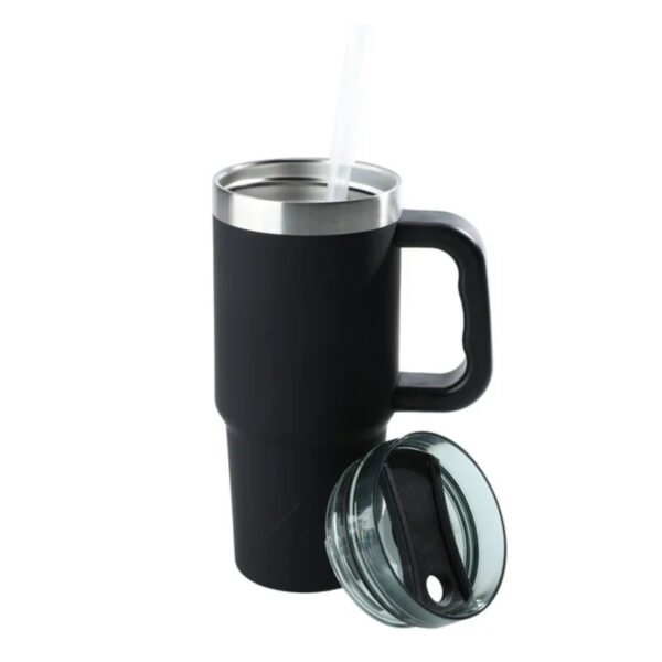 Custome Trail 18 oz Insulated Stainless Steel Tumbler with Handle( Laser Engraving )