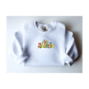 autumn white Embroidered "autumn" Sweatshirt,Cozy Fall Sweatshirt, Embroidered Fall Crewneck , Cute Embroidered Sweatshirt, Christmas Gift