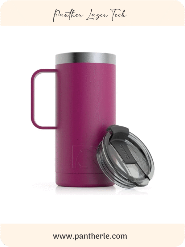 rtic3 Custome 16 oz Travel Mug - Very Berry