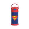 supermantumbler Personalize your name with laser engraving Kids Water Bottle with Straw, 12 oz Stainless Steel Vacuum Insulated Water Bottle with Lid