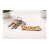 Custome Wood Emoji Keychain