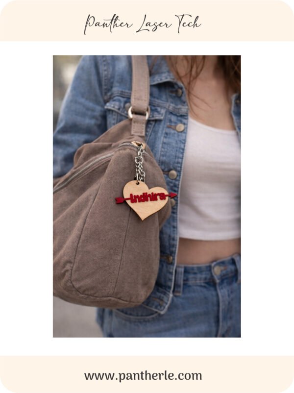 Heart and Arrow Valentine's Basket Tag