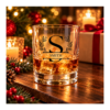 10 oz. Whiskey Glass, Engraved Bourbon Rocks Glass